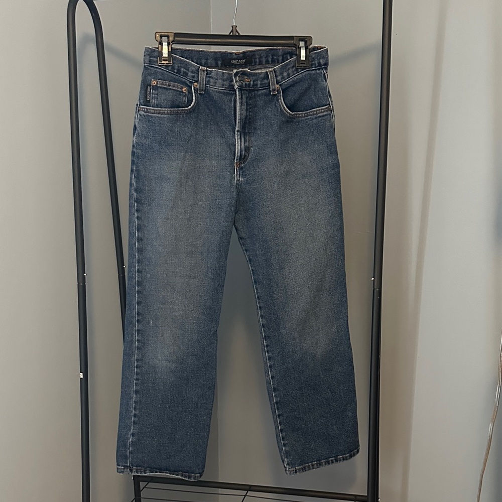 Karen Kane Dark Blue Straight Jeans